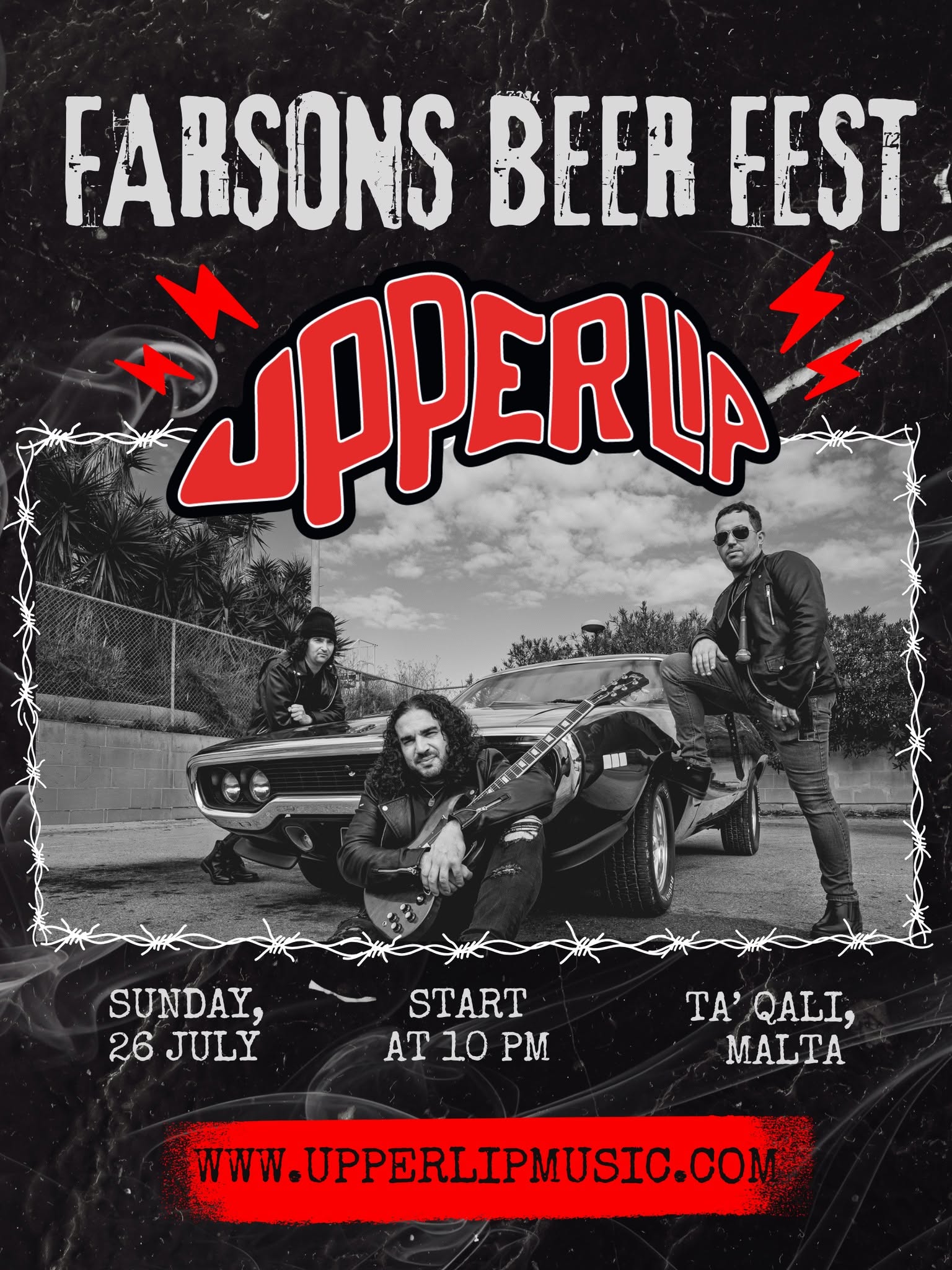 Upper Lip performing at Farsons Beer Festival 2026 in Ta' Qali Malta